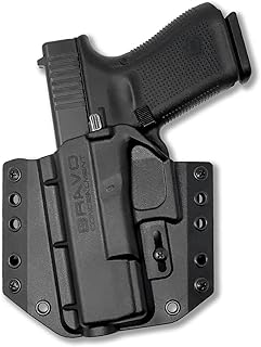 Holster for Glock™ 19 23 32 Left Hand - OWB Left Hand Holster for Concealed Carry/Custom fit to Your Gun - Bravo Concealment - Bravo Concealment