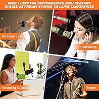 Vista 7 de Clip de soporte de micrófono ajustable, 1 clip de micrófono de resorte de plástico, diámetro exterior del soporte de micrófono entre 1.260 in