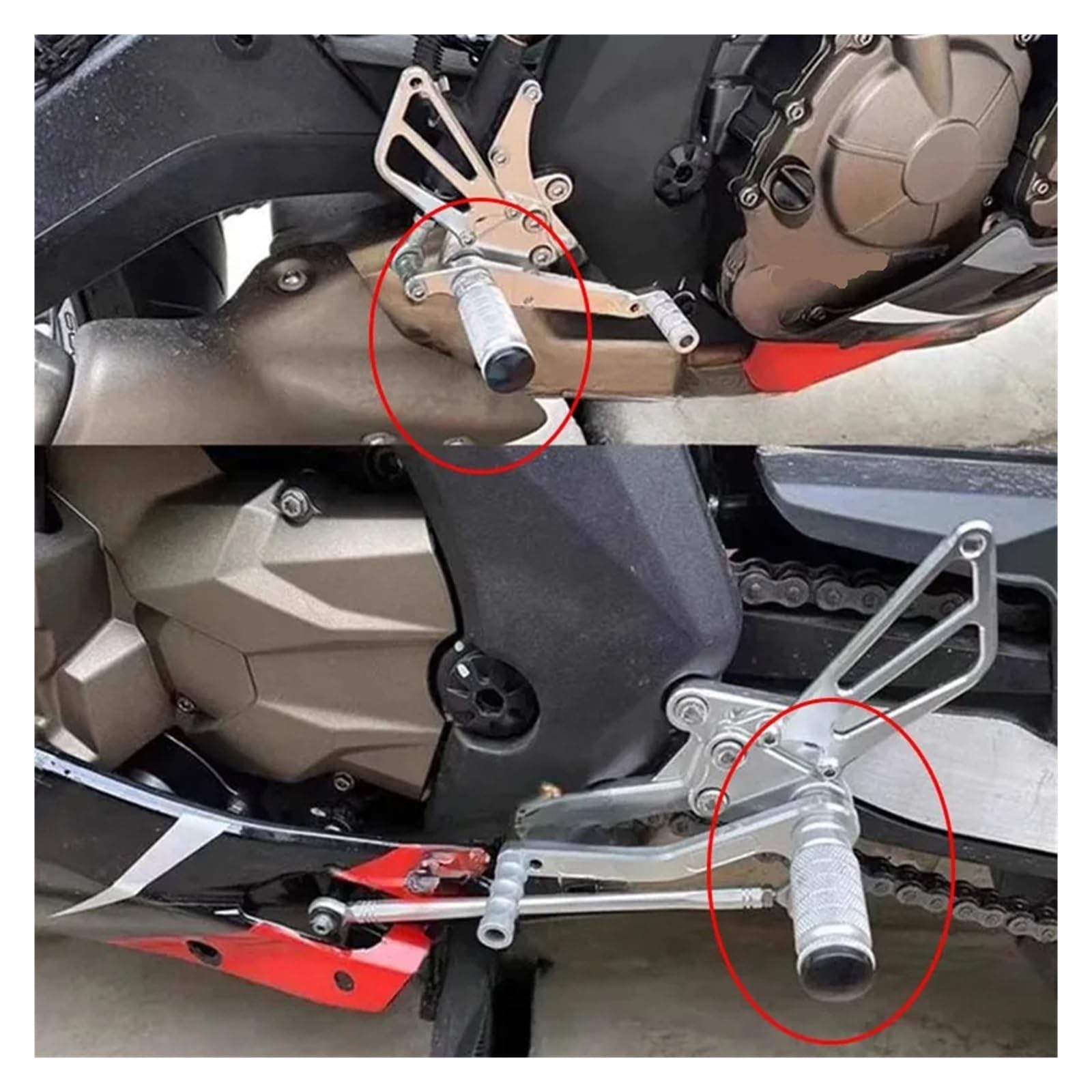 tylne podnóżki motocyklowe Podnóżek motocyklowy