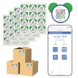 Nuubiz QR Code Smart Labels for Storage Bins & Boxes – 48 Colorful Tags(4 Sheets:Cartoon) - No App, No Fees - QR Code Stickers for Easy Organization, Moving, Packing & Inventory