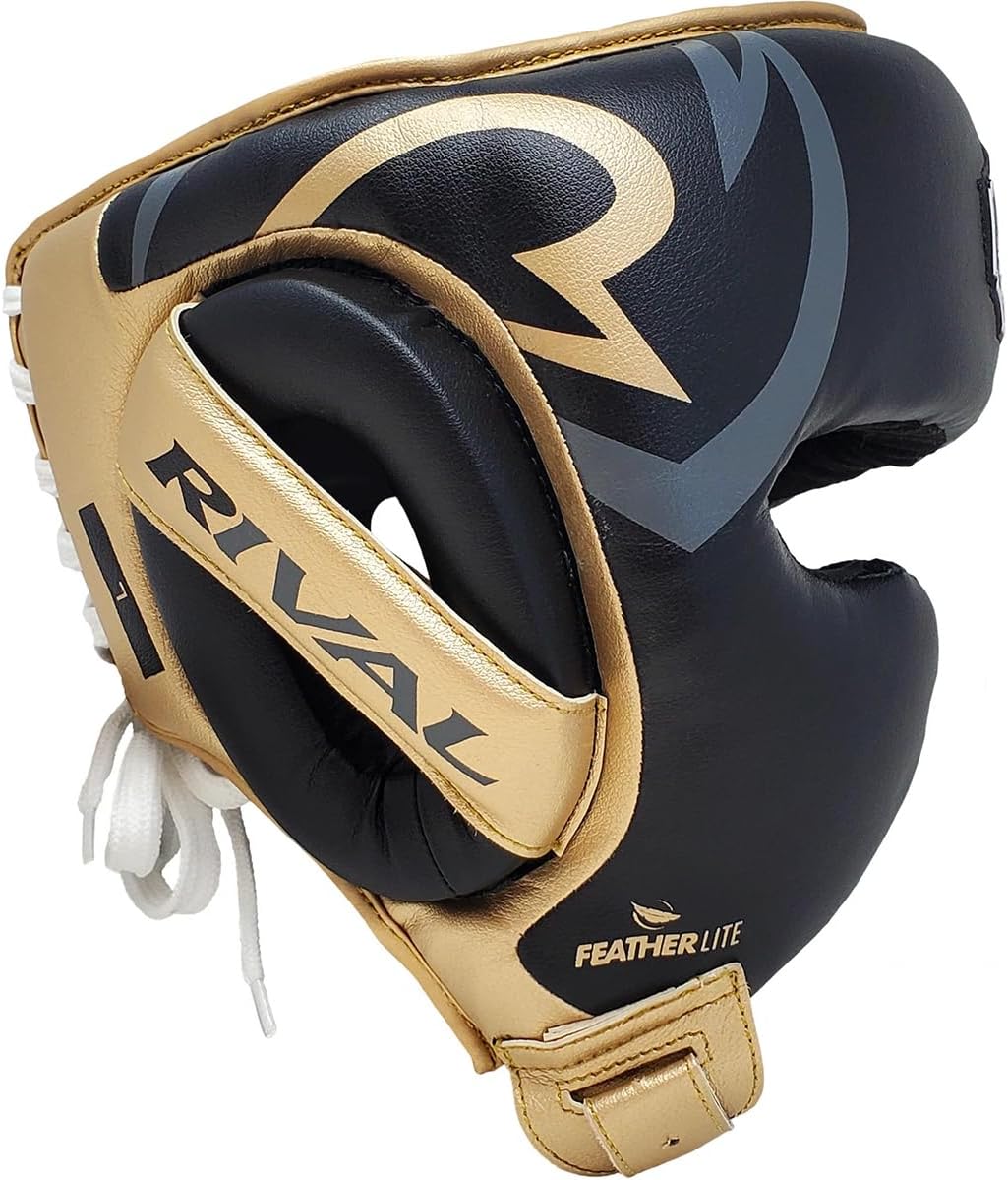 RIVAL Boxing RHG100 Professional Headgear - Lightweight Construction with Wide, Lateral Eye Opening for Maximum Visibility