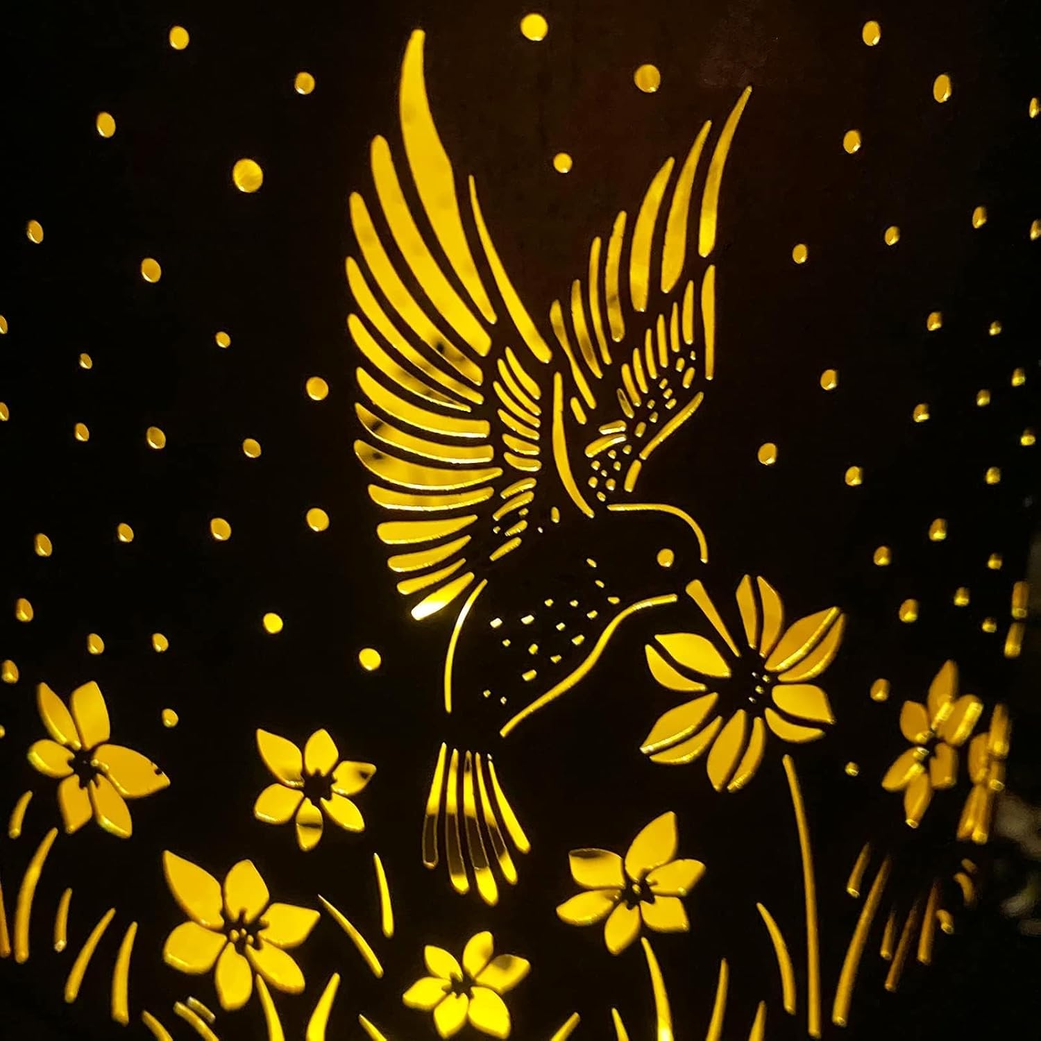 Hummingbird Solar Lantern, Metal Solar Lantern Outdoor Waterproof LED Solar Light Decorative Light Garden Decor Perfect Hummingbird Gifts for Women Mom Grandma 9 71hAkEMmlvL. AC SL1500