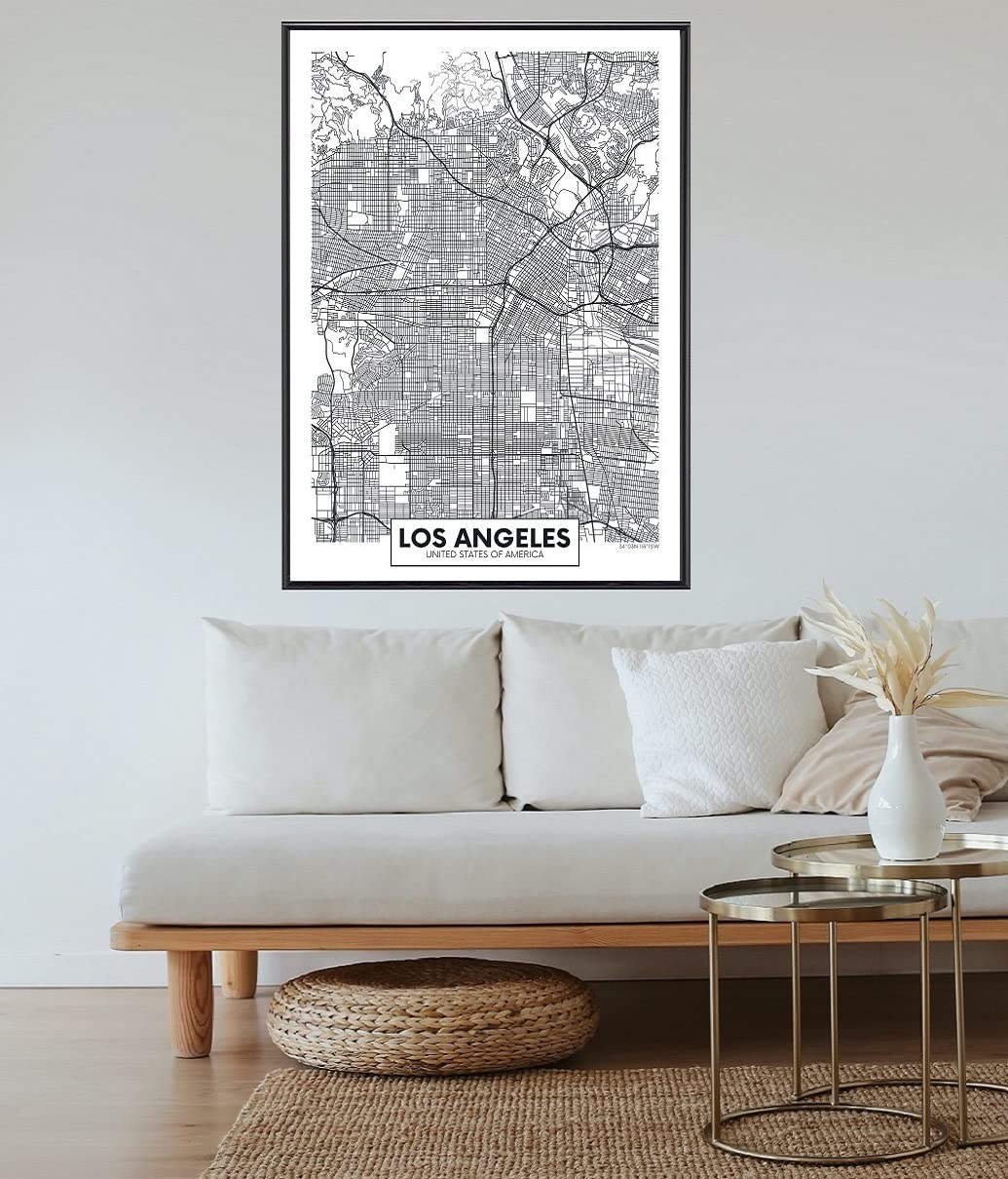 Amazon.co.jp: インテリアポスター アメリカン ロスアンゼルス