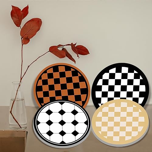 Miniatura 9 de Tucocoo Cubiertas para quemadores eléctricos de hierba verde, 4 piezas, decoración navideña, estufa redonda, cubierta para quemador de gas, 8