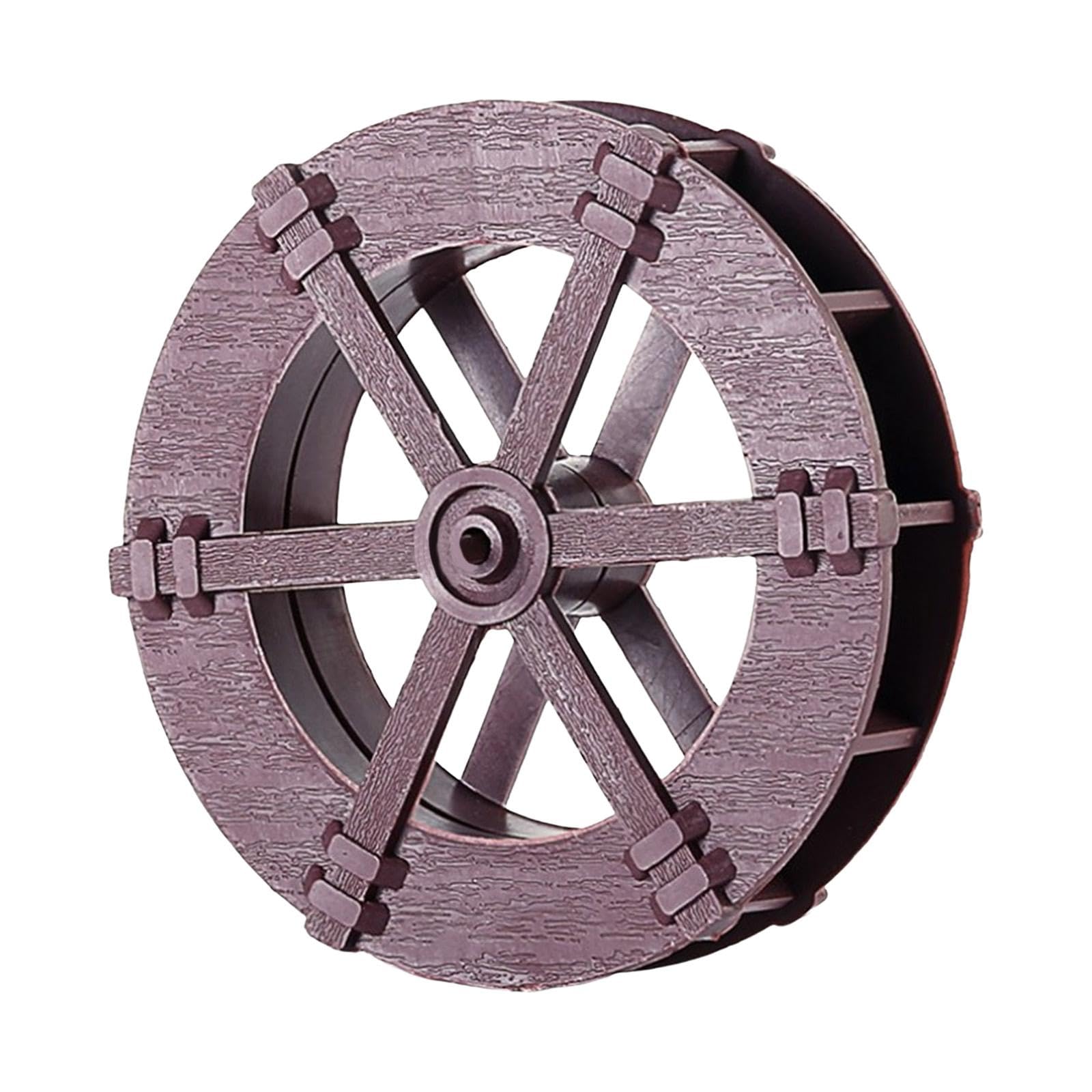 SECRET DESIRE Water Fountain Rotation Wheel DIY Water Wheel Model Fountain Feng Shui Wheel 8cm-picture-30