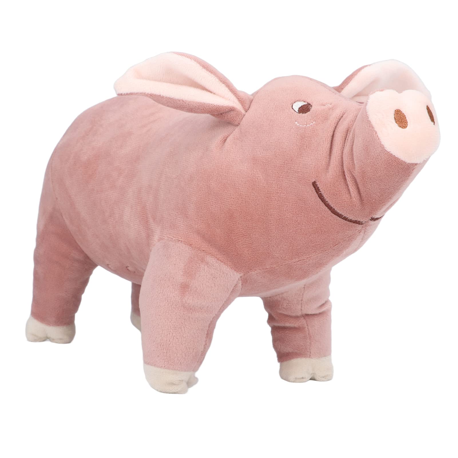 Peluche Maiale Morbido Simpatico Animale di Peluche per Casa Ufficio, da 15,7 Pollici Regalo di Festa, Maiale Rosa Corto per Soggiorno Camera da Letto