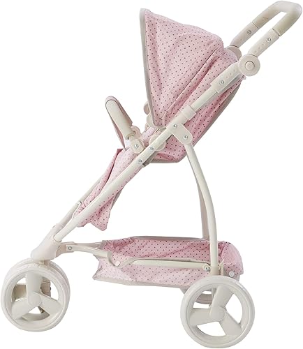 Miniatura 56 de Olivia's Little World - Cochecito de cuna para muñeca de bebé para niños pequeños, cochecito de muñeca para niñas de 3 años o más, Twinkle