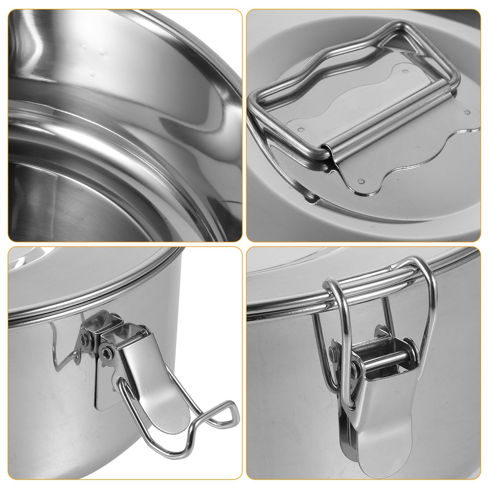 Ipetboom Molde de Flan de Acero Inoxidable con Tapa para Hornear y Cocinar al Vapor, Recipiente Resistente y Fácil de Usar para Huevos y Quiches en Repostería