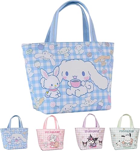 Lonchera Kawaii para niñas, niños y niñas, reutilizable, aislada, lonchera para niñas y niños, reutilizable, aislada, para niñas y niños