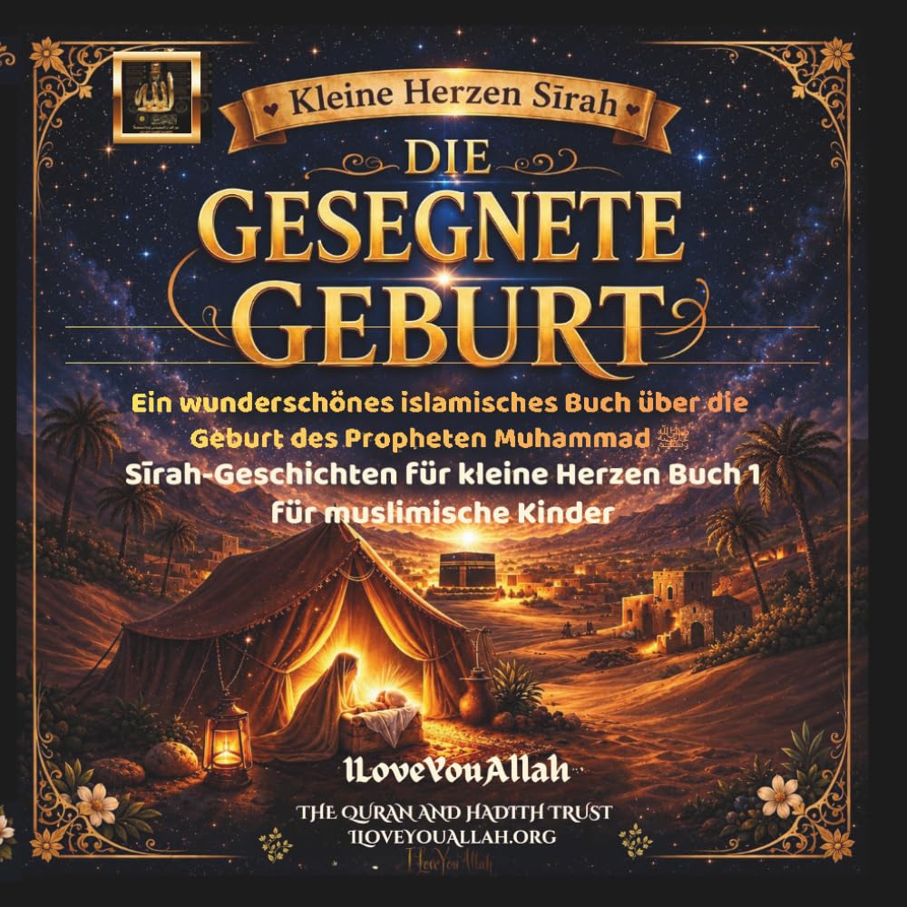 Die gesegnete Geburt - Ein wunderschönes islamisches Buch über die Geburt des Propheten Muhammad ﷺ: Sīrah-Geschichten für kleine Herzen Buch 1 für muslimische Kinder (Kleine Herzen Sīrah)