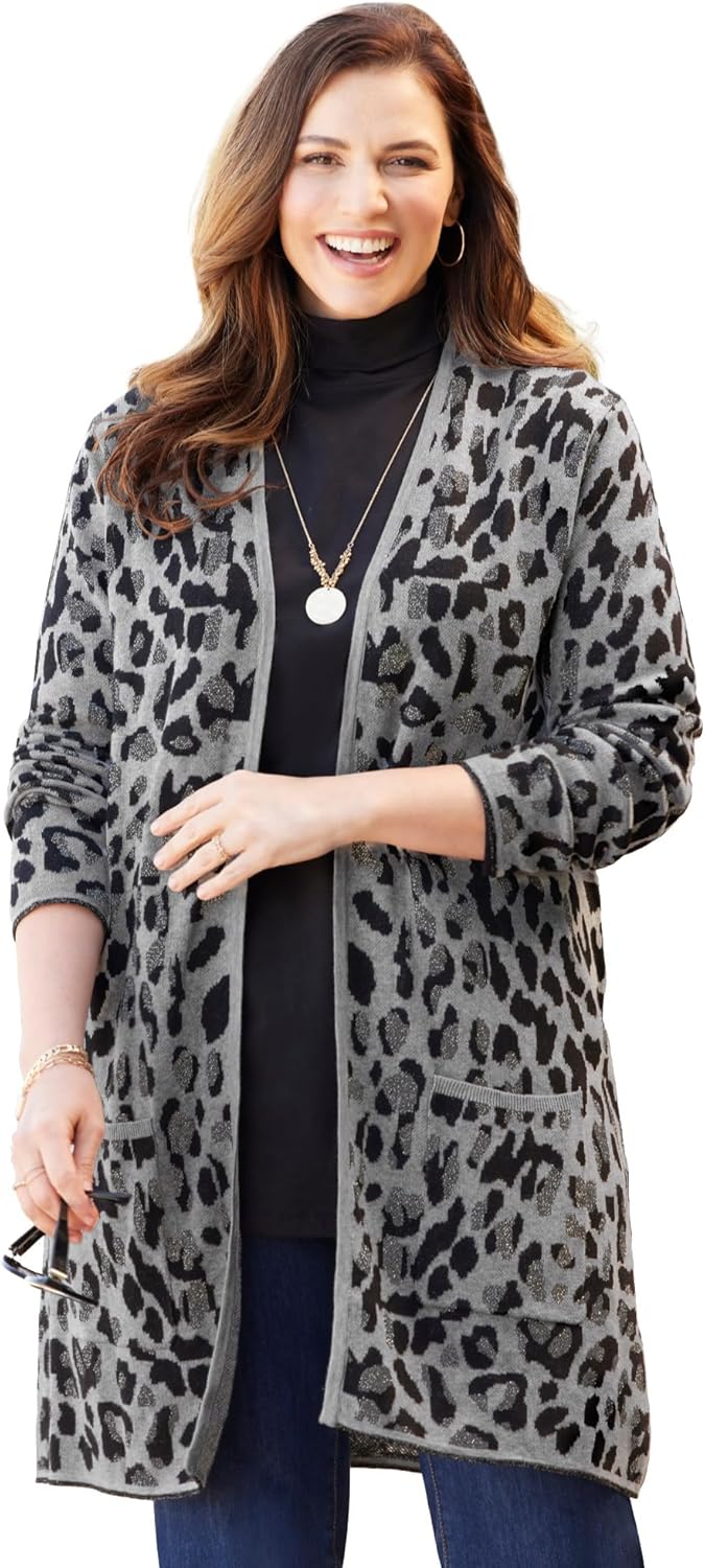 Women's Plus Size Luxe Sweater Cardigan