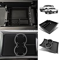 Vista 6 de BestEvMod para Rivian R1T y Rivian R1S Accesorios Bandeja Organizadora de Consola Central, Reposabrazos Caja de Almacenamiento Material ABS
