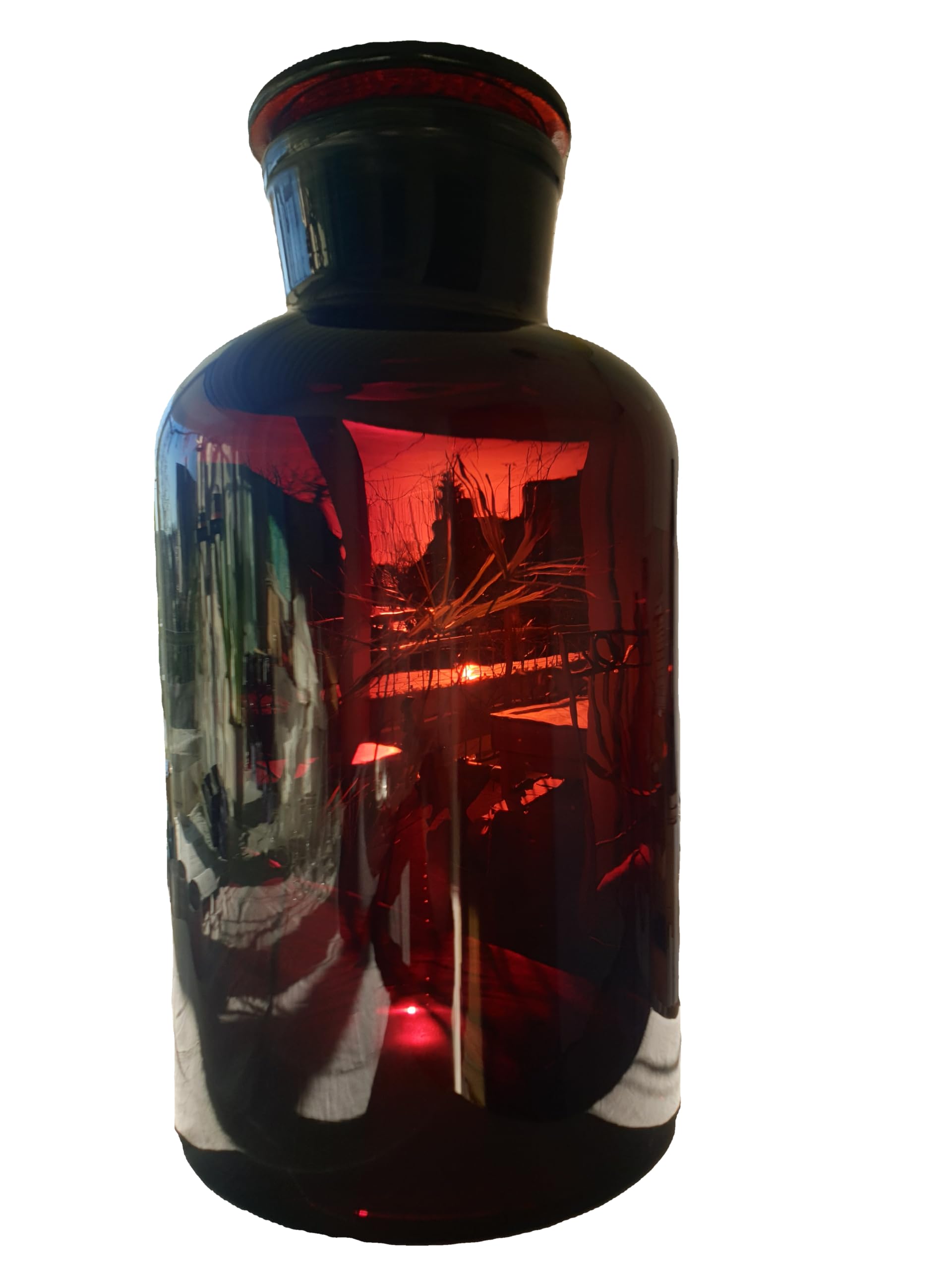 Generisch Apothekerflasche 10 L, Weithals, Braunglas
