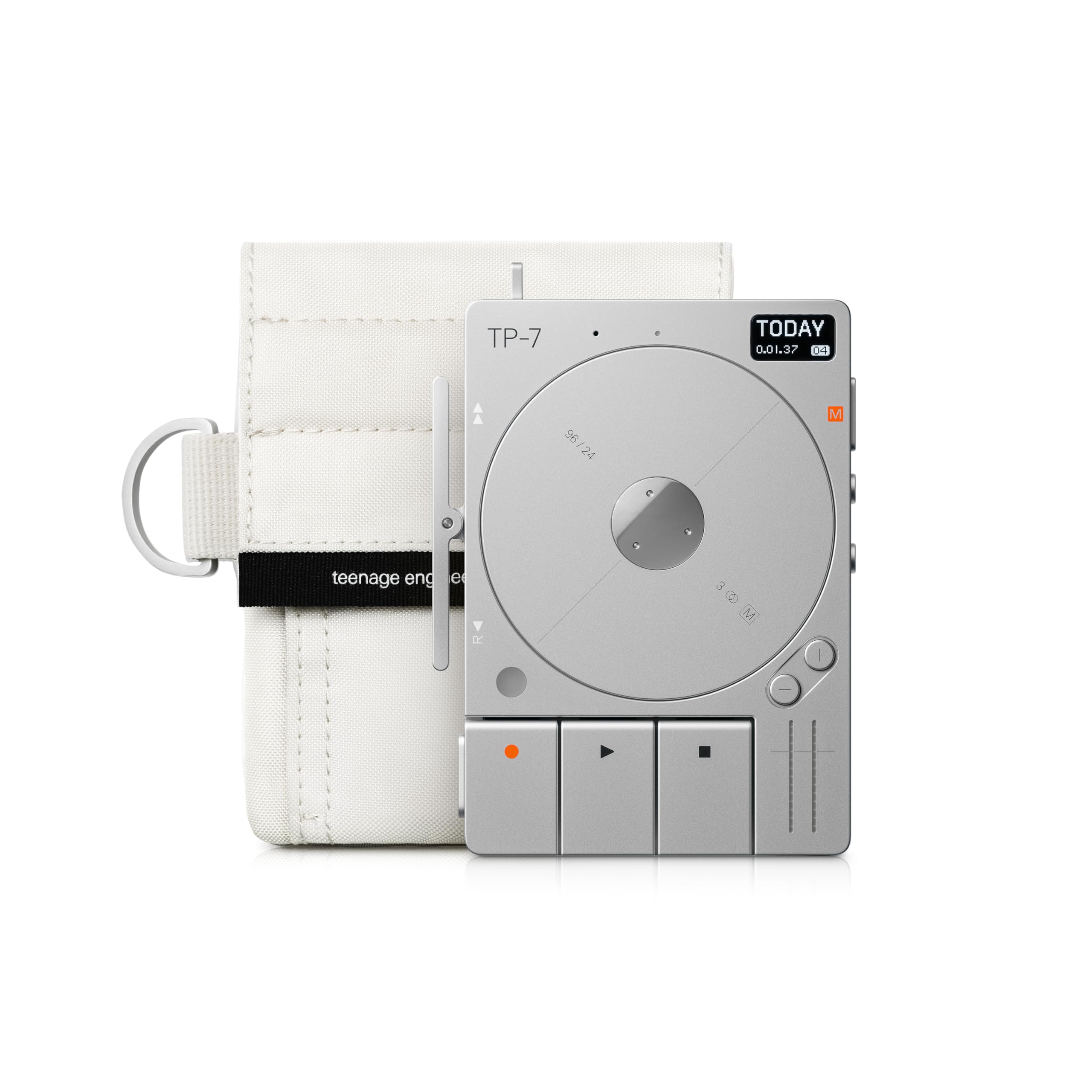 Teenage Engineering Field Recorder and Digital Sketchbook TP-7 with a Field Small White Bag Bundle