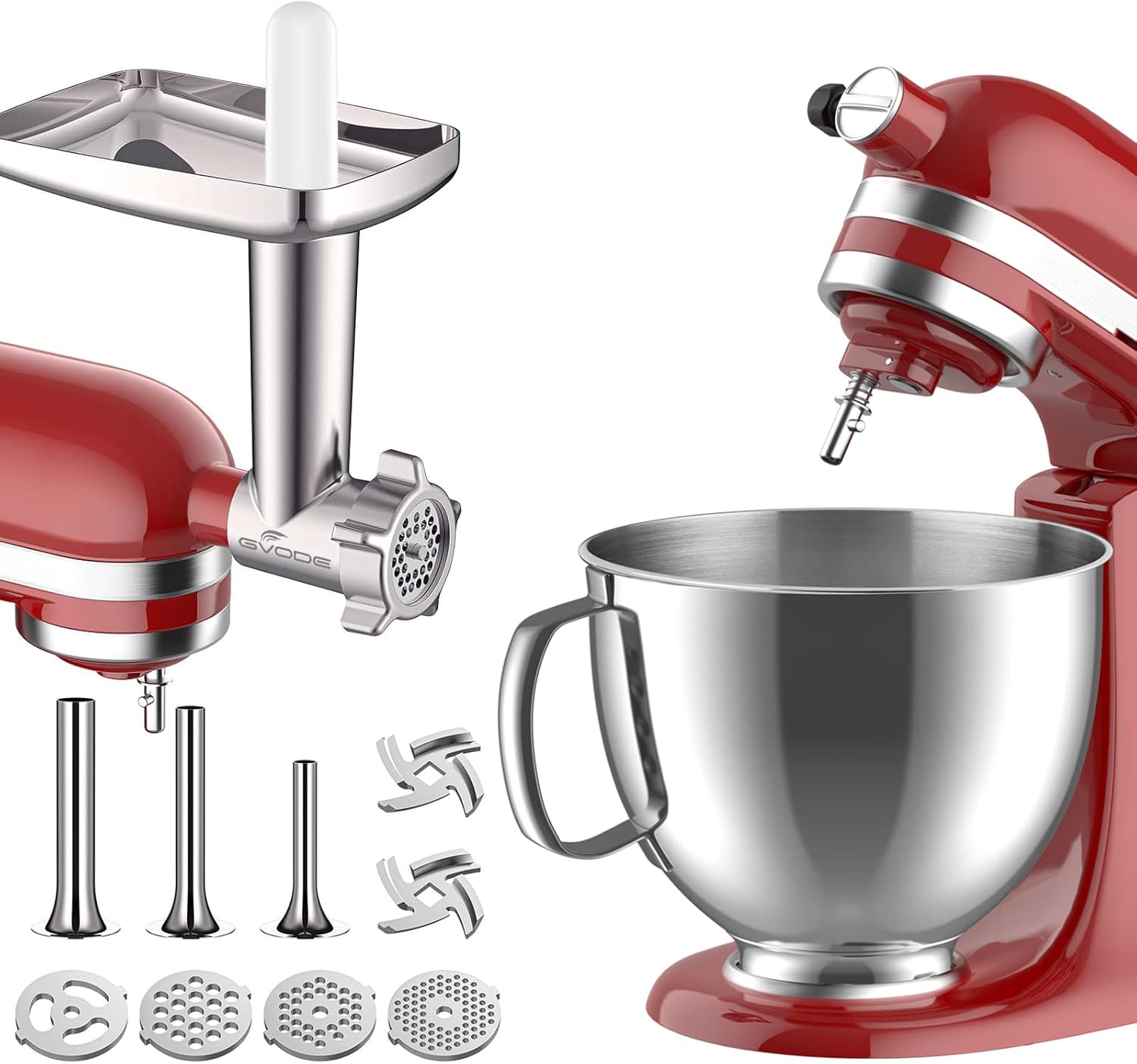 GVODE Meat Grinder Attachment for Kitchenaid Stand Mixer