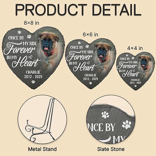 Miniatura 4 de Pawfect House Piedra conmemorativa para perros, Piedra conmemorativa personalizada para mascotas con foto, Regalos conmemorativos para mascotas