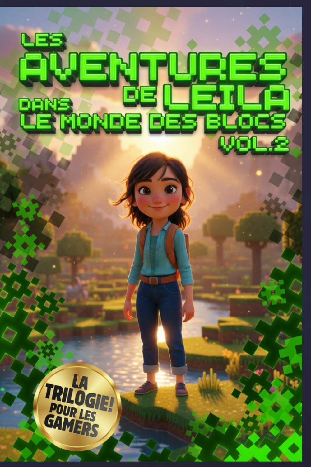 Les Aventures de Leila dans le Monde des Blocs: Volume 2: Un roman fantastique pour pré-ados et ados sur le theme des jeux vidéo et des dernières consoles de jeux
