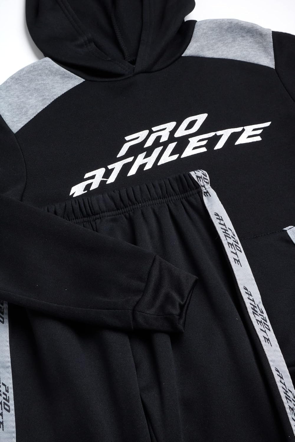 Pro Athlete Boys Sweatsuit Set - 2 Piece Soft Fleece Athletic Pullover Graphic Hoodies and Boys Joggers Sweatpants - Image 3