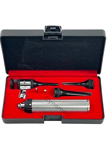 Miniatura 37 de ArtLaB - Juego de otoscopio veterinario de primera calidad, instrumento de diagnóstico veterinario con juego de espéculas de oído reutilizables