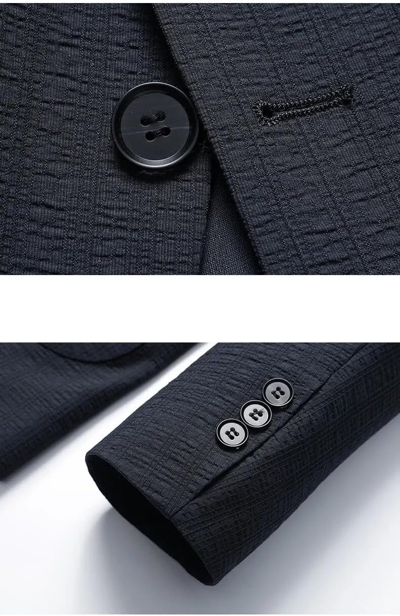 Men's British Style Slim Blazer Wedding Gentleman Suit Jacket