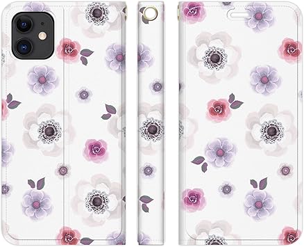 Amazon Co Jp Ruuu ベルトなし Iphone13mini 対応 手帳型 スマートフォン Iphoneケース スマホ ケース カバー 水彩 花柄 ガーリー 可愛い アネモネ パステルカラー ホワイト ピンク パープル レディース おしゃれ かわいい きれい 個性的 ユニーク 雑貨 ギフト 押し花