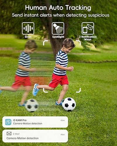 Miniatura 5 de TIEJUS Cámara de seguridad WiFi 5G2.4G para exterioreshogares, grabación 247 con cable para seguridad del hogar exterior, 3MP, detección de