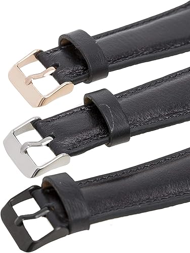 Vista 12 de Tivole - Correa de reloj de cuero de alta calidad hecha a mano compatible con Samsung Galaxy Watch 1.811 in/Gear S3 Frontier/Gear S3 Rosa nude