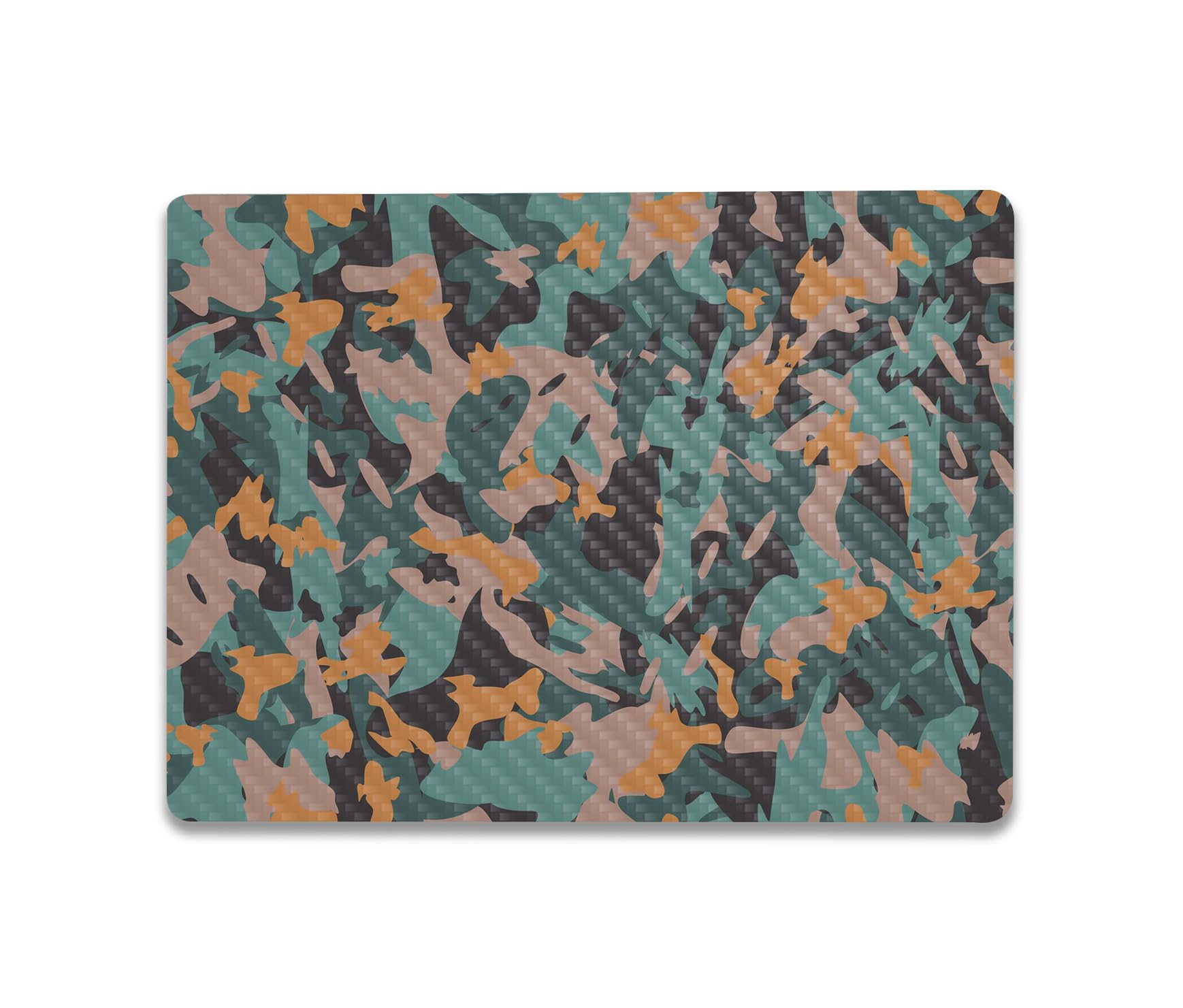 MightySkins Carbon Fiber Skin Compatible With Microsoft Surface Laptop Go 3 (2023) Full Wrap Kit - Muted Camouflage | Protective, Durable Textured Carbon Fiber Finish | Easy To Apply | Made in the USA