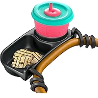 Vista 1 de Swanoo Bandeja Universal para Bocadillos de Cochecito Compatible con Nuna Mockingbird Bugaboo Uppababy Accesorio de Bandeja para Barra