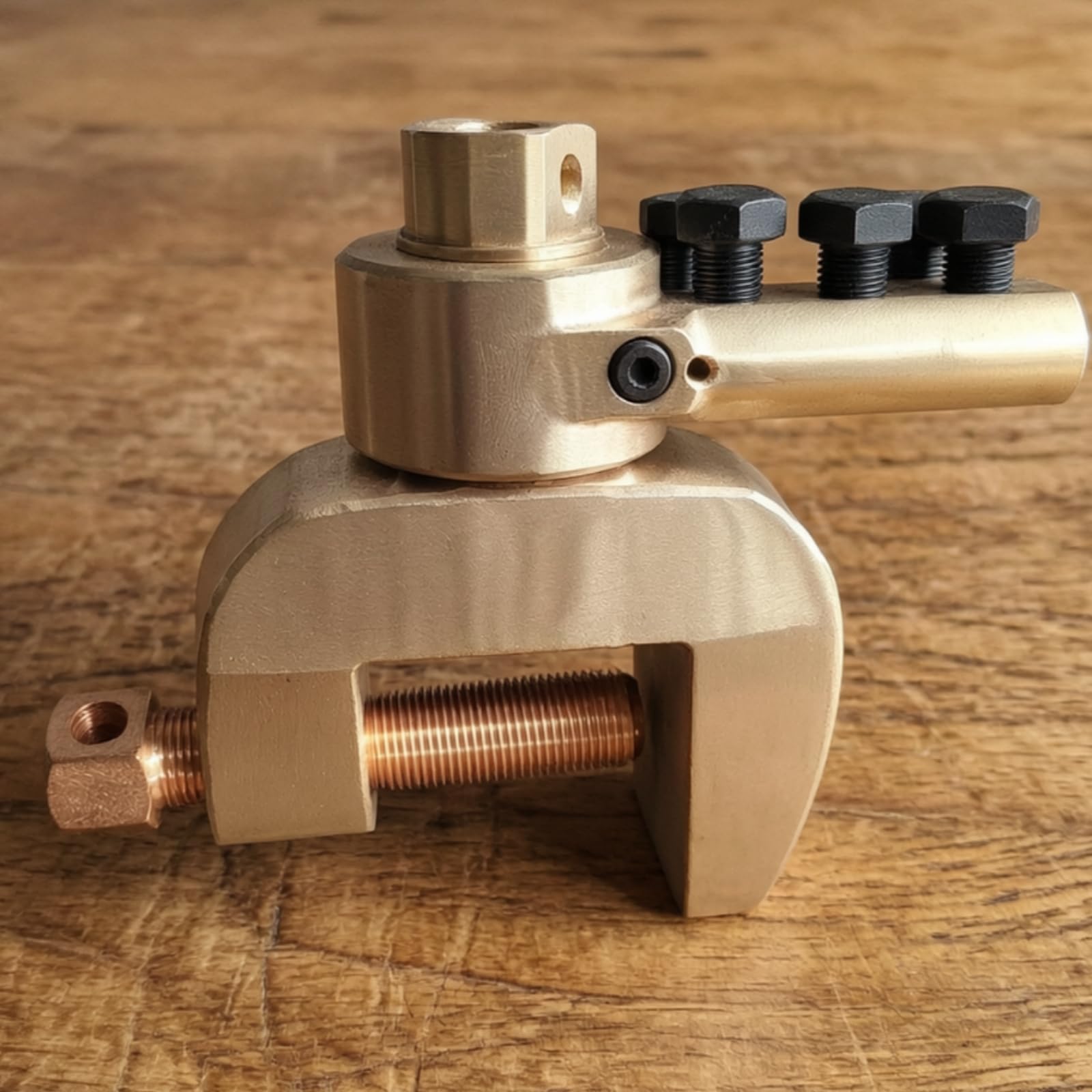 Rotary Ground Clamp Schweißmasseklammer Erdungsklemme Masseklemme Robuster Messingverbinder mit Geringer Übergangswiderstand Drehbar Gegen Kabelsalat, 2500A Drehbare Erdungsklemme