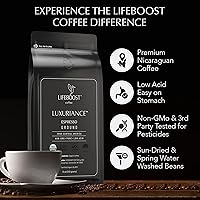 Vista 6 de Lifeboost Café expreso orgánico molido – Café expreso orgánico sin OMG, bajo en ácido, de origen único, USDA cultivado en sombra – Probado por