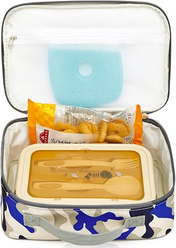 Miniatura 159 de FlowFly - FlowFly - Lonchera térmica para niños, minihielera suave para el regreso a clases, lonchera para niñas, niños, oso Oso,Negro -,negro con