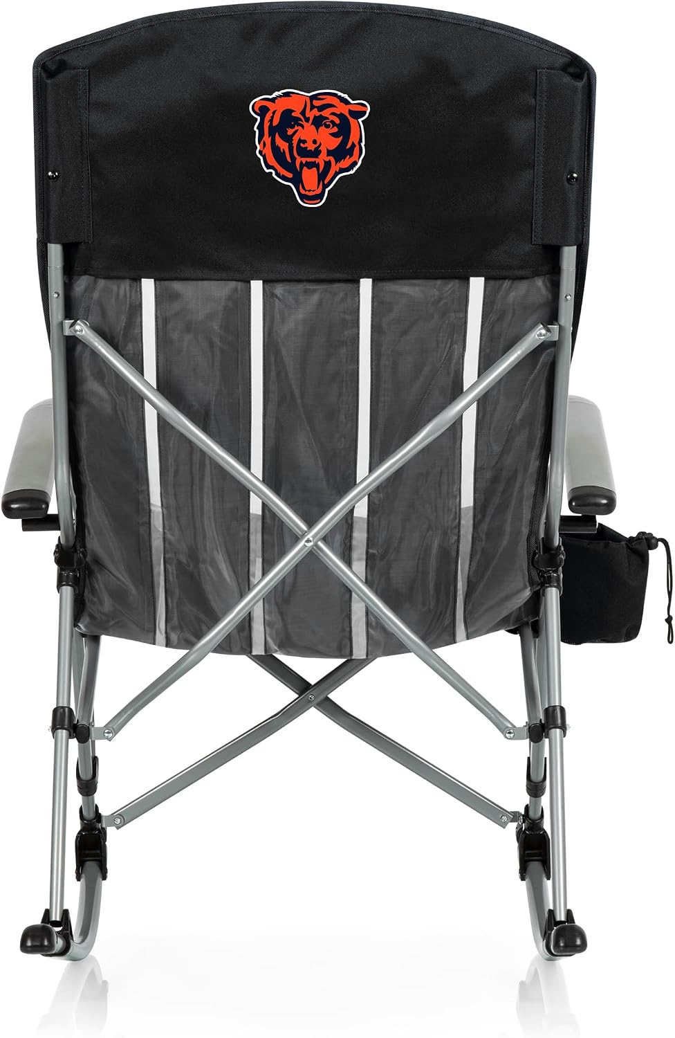 Picnic TIME NFL Unisex-Adult NFL Outdoor Rocking Camp Chair, XL Heavy Duty Camping Chair for Adults