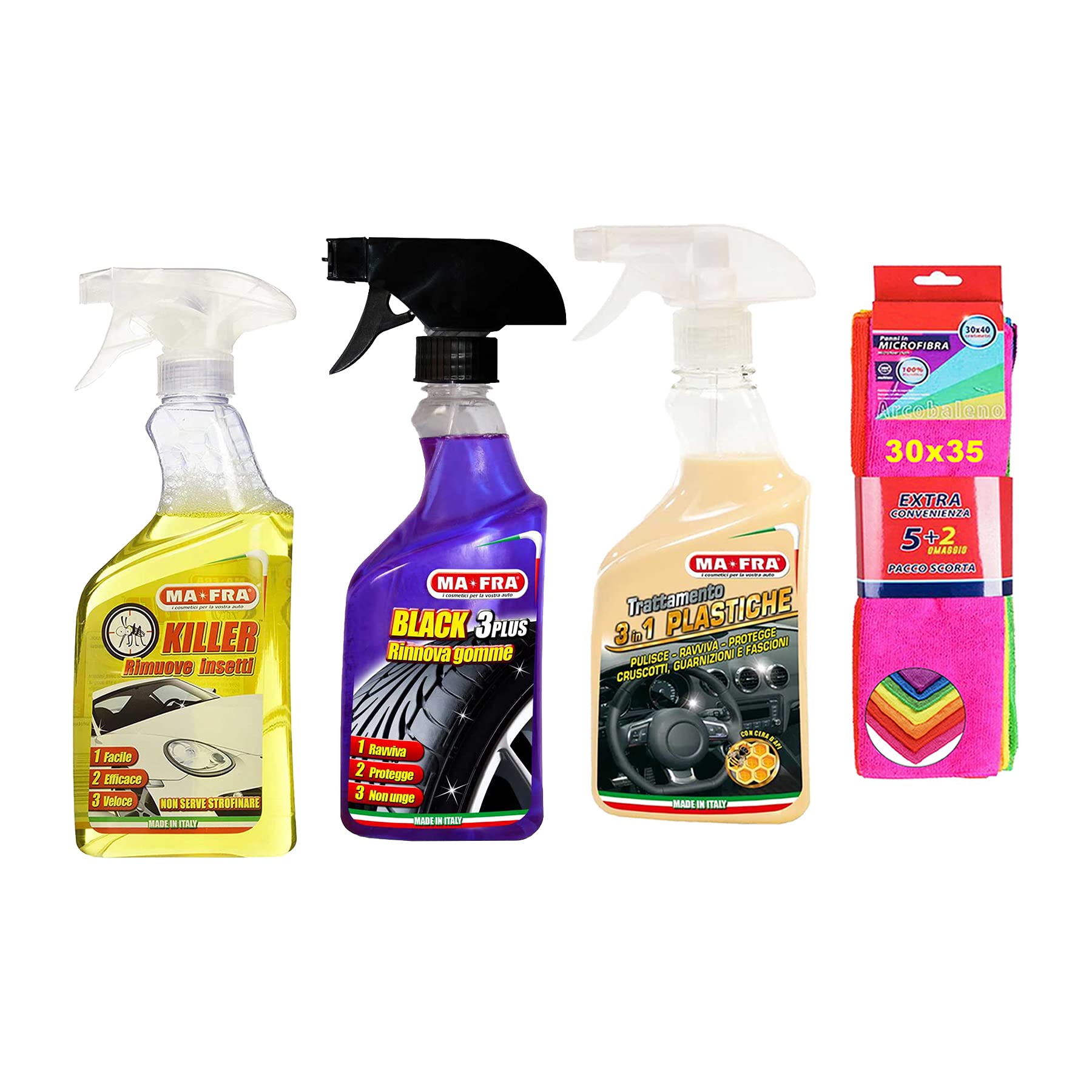  MAFRA Killer Inset Remover Set per la Pulizia dei Vostri Rubberti, 3 Funzionalità in Uno, Ideale per Tutto il Famiglie,