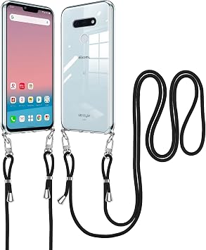 LG style3 Case, Clear L-41A, Smartphone Case, Shoulder Cover, Crossbody Crossbody Case, Rope Case, Rope, TPU Strap, Thin, Lightweight, Adjustable Length, Removable, Fall Prevention, Lost Prevention,