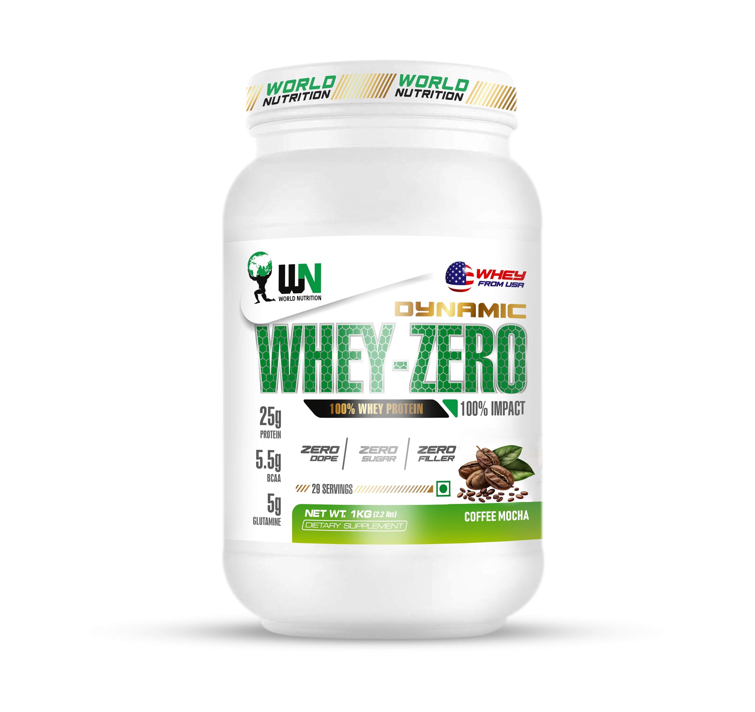Dynamic Whey-Zero | Whey Protein Powder with 25g Protein, 5.5g BCAA & 5g Glutamine | For Muscle Growth, Workout Recovery & Strength Support | Cookies & Cream - 1Kg — Amazon image 9