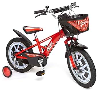 DUCATI ＆BIANCHI コラボ　キッズ自転車16インチ　イタリアンレッド DUCATI ＆BIANCHI コラボ キッズ自転車16インチ イタリアン