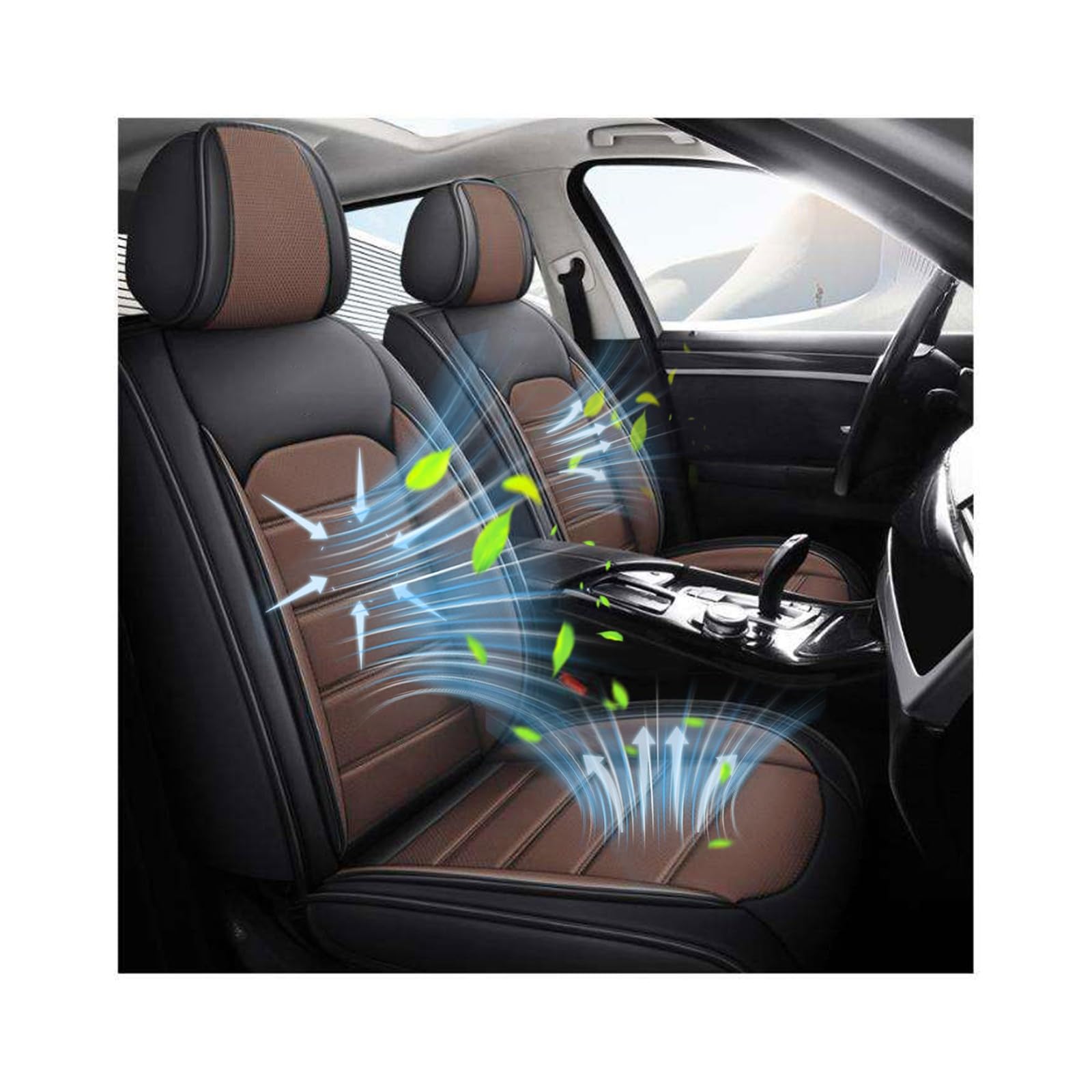 Gaoxianglin Auto Sitzbezge Set fr Citroen C4 Cactus,Autositzbezge  Universal Auto-Schonbezge Vordersitze & Rckbank, PU Leder  Airbagkompatibel(Braun) : Amazon.de: Auto & Motorrad
