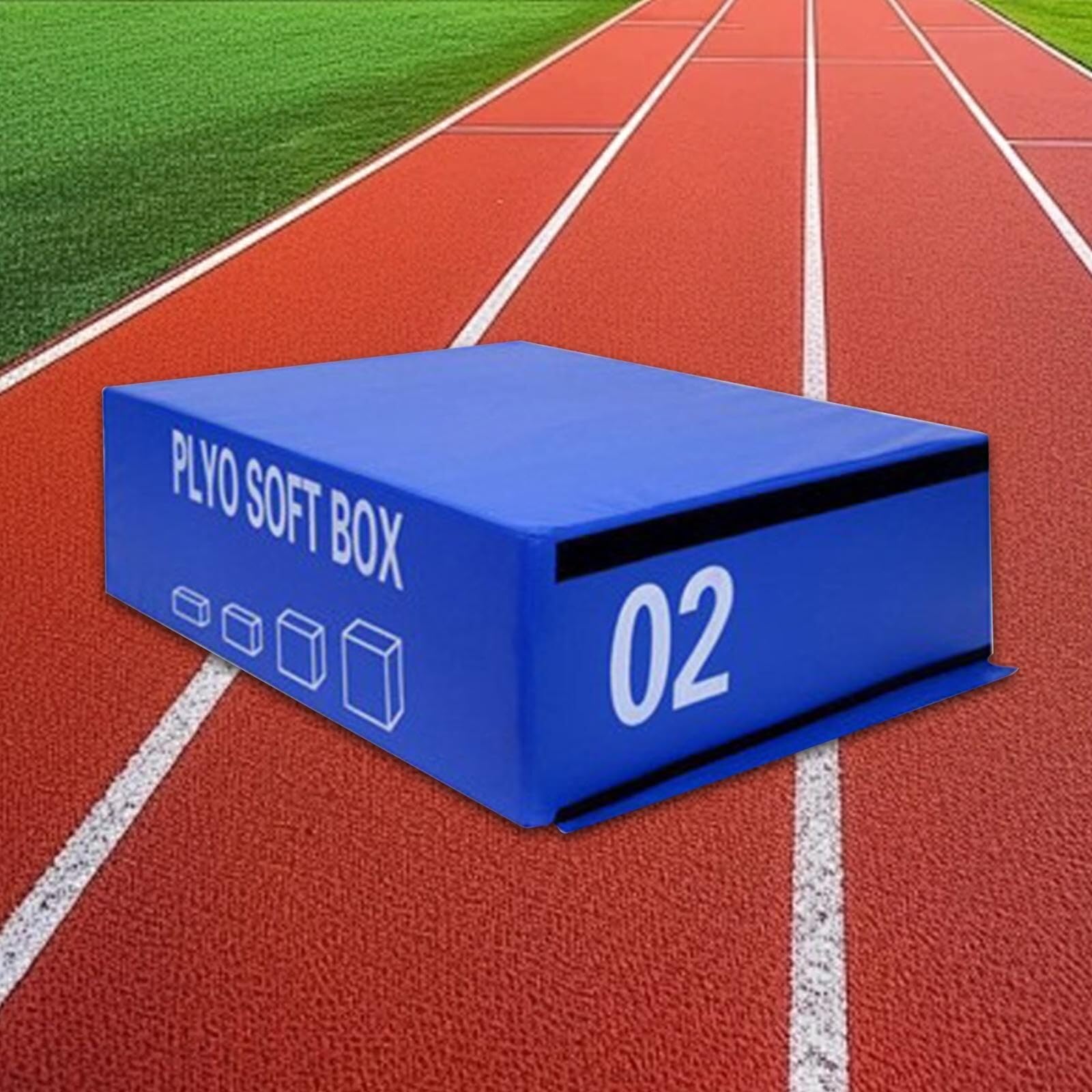 LICOME Plyometric Jumping Box Physical Fitness Training Jumping Versatile Gym Training Tool Exercise Jump Case(Medium)