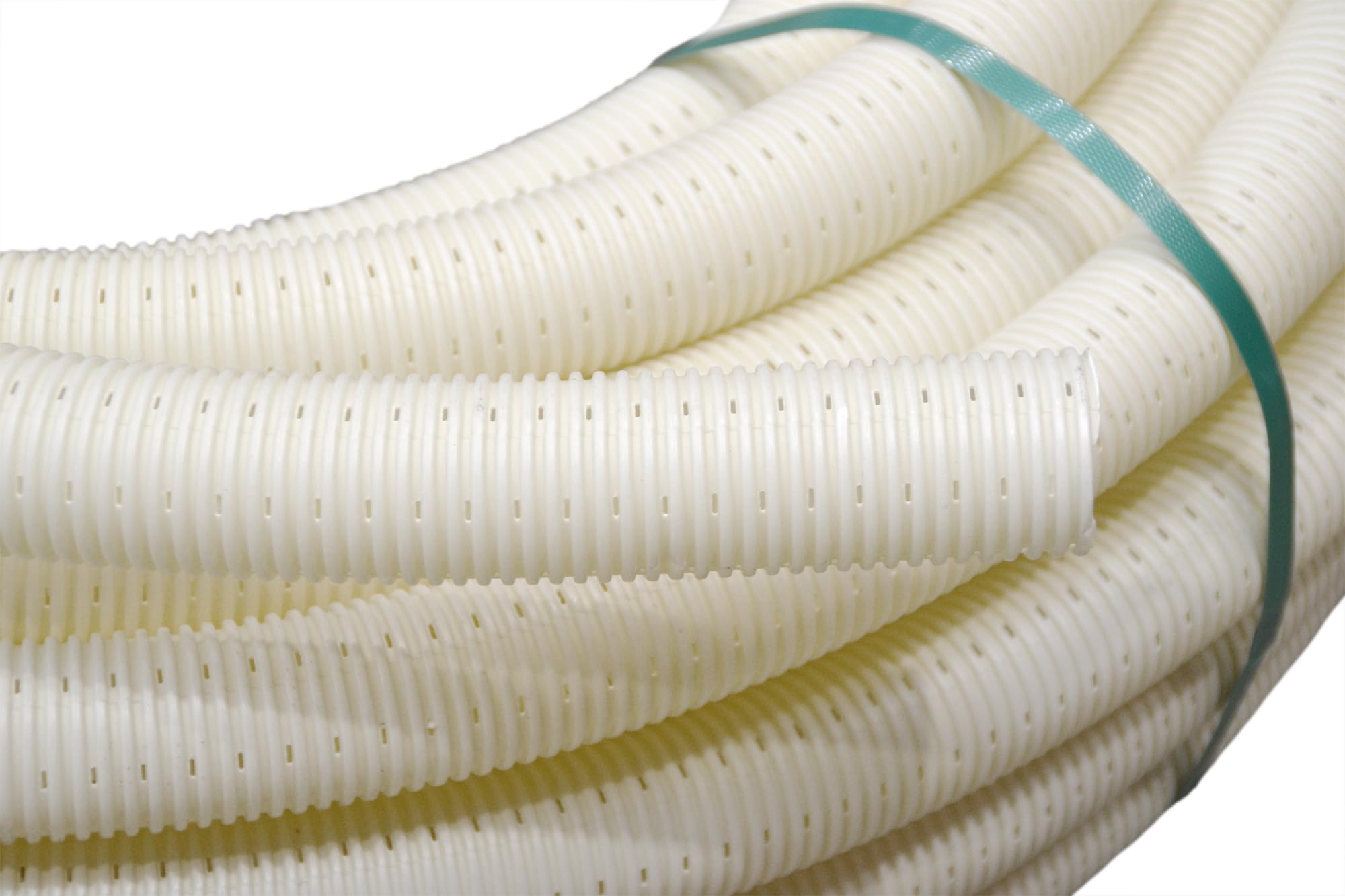Jardibric - Drain Perforé 50 mm 25 m - Drain Agricole Annulaire - Tuyau Drainage Eau Pluie