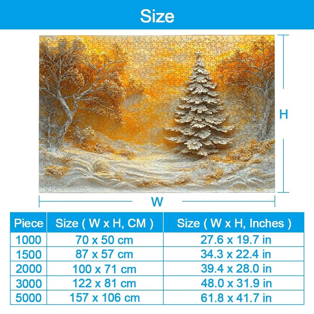 Puzzle Foresta, Puzzle 1000 Pezzi per Adulti, Regalo Donna/Uomo -2611