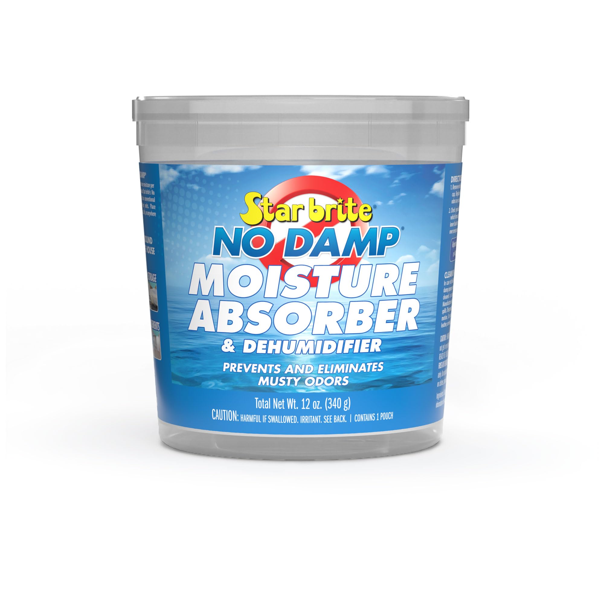 Star Brite No Damp Dehumidifier & Moisture Absorber - Prevent & Eliminate Musty Odor in Closets, Basements, Bathrooms, Campers, Boats, Safes & More.-image-3