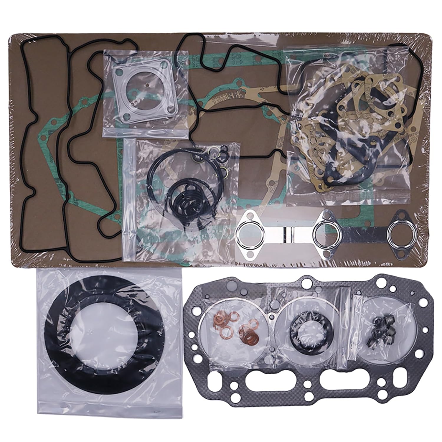 FridayParts Full Gasket Set SBA195907010 Compatible for Ford New Holland Tractor 1520 1530 1620 1630 1715 1720 1725 1925 Replacement