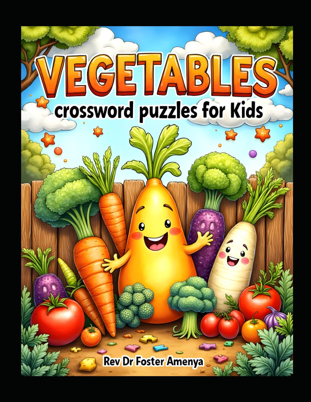 Vegetables Crossword puzzles for Kids by Rev Dr Foster Amenya