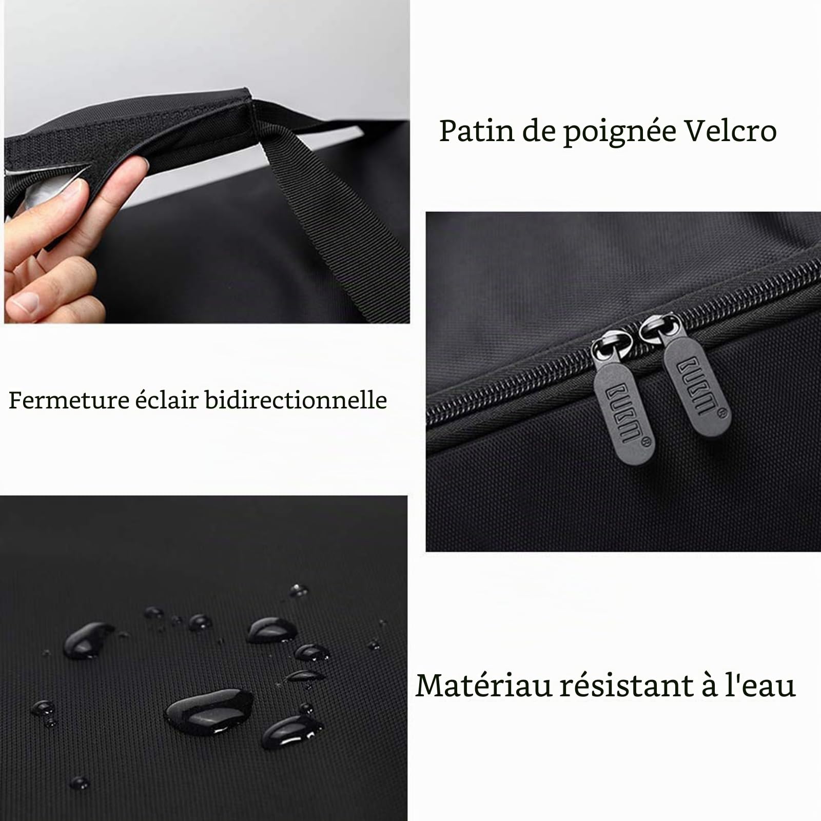 Hallart BUBM Housse de Transport pour Ordinateur de Bureau, Sac fourre-Tout rembourré en Nylon pour Transporter Tour d'ordinateur, châssis, Clavier, câble et Souris