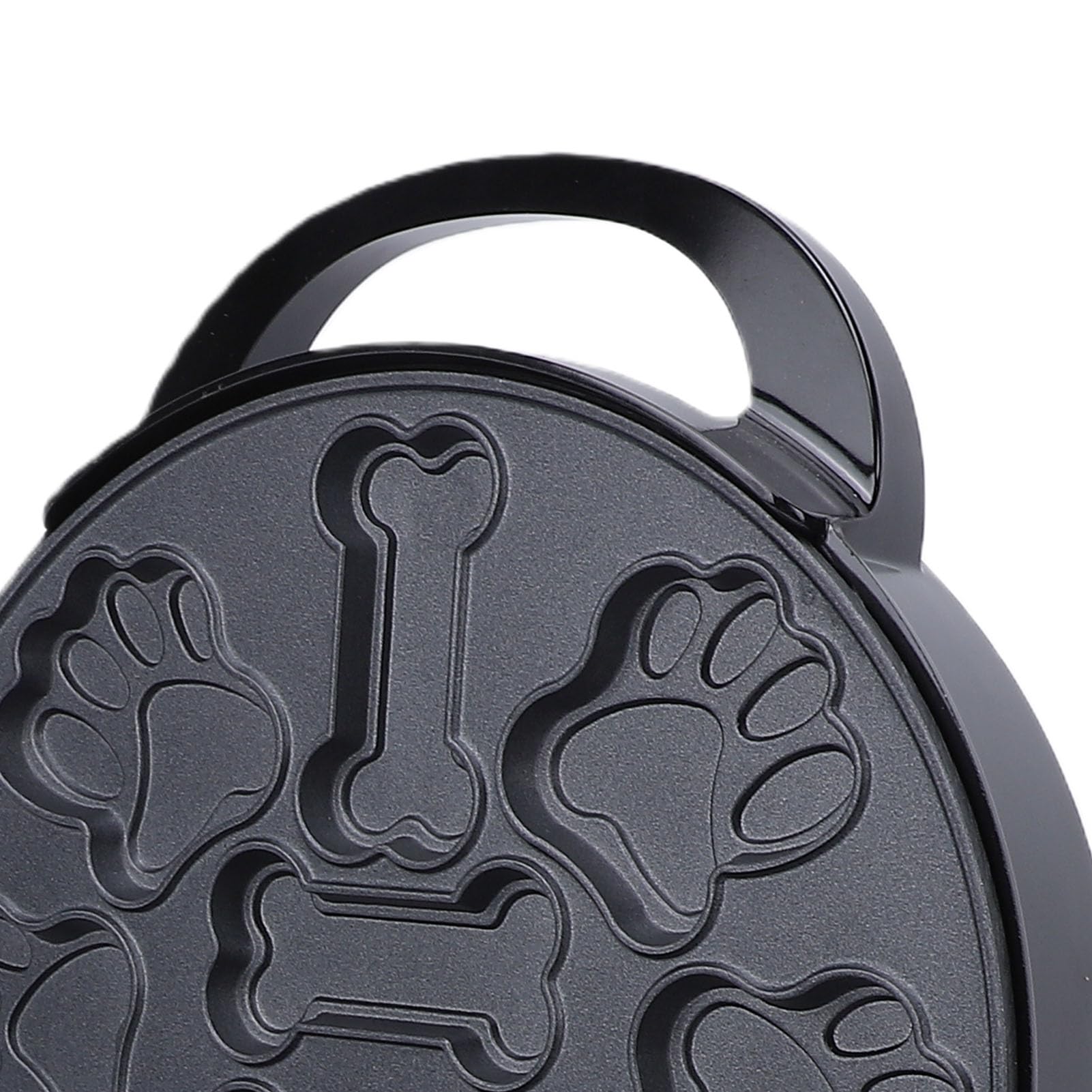 AMONIDA Macchina per Waffle Elettrica da 900W per Proprietari di Animali Che Preparano Premi Casalinghi Cani Cuoce 10 Spuntini con Forme Divertite Veloce Rivestimento Antiaderente (Spina europea 220
