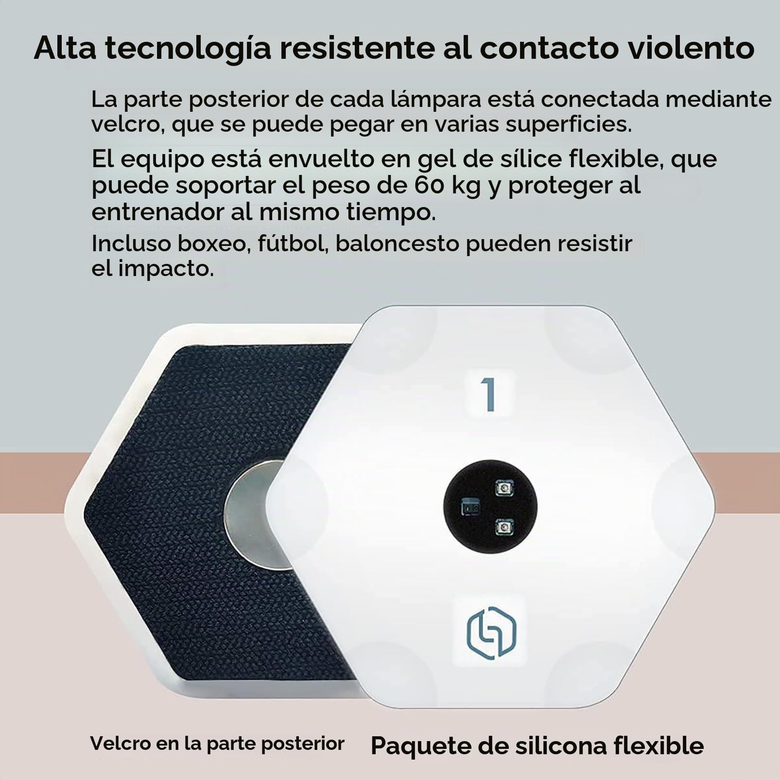 Luces De Entrenamiento De Reacción, Luces De Entrenamiento De Agilidad De Velocidad De Conectividad De Aplicaciones, Luz De Fitness De Agilidad para Todos Los Deportes, Mejora Los Reflejos