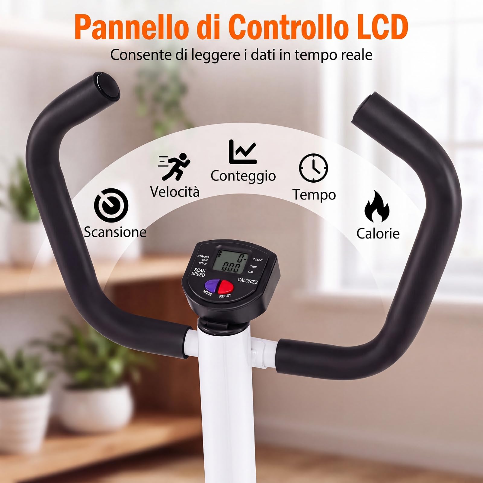 COSTWAY Mini Stepper con Manubrio Antiscivolo e Silenzioso