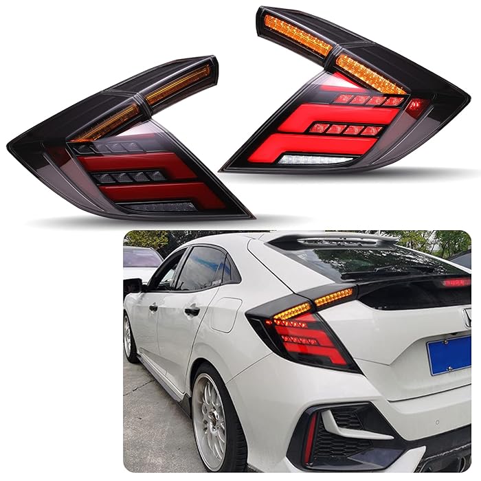 Buy inginuity time LED Tail Lights For Honda Civic 10Th Gen 20162021