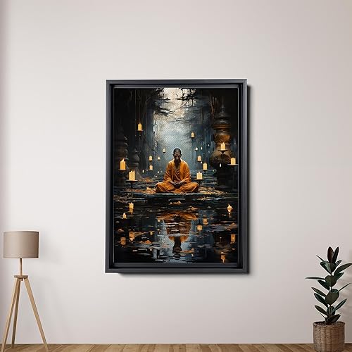 Miniatura 2 de Yoga Wall Decor, Yoga Wall Art, Buda Canvas Art, Buda Decor, Buda Canvas Print, Luxury Framed Wall Decor, Decor Canvas, Art Print